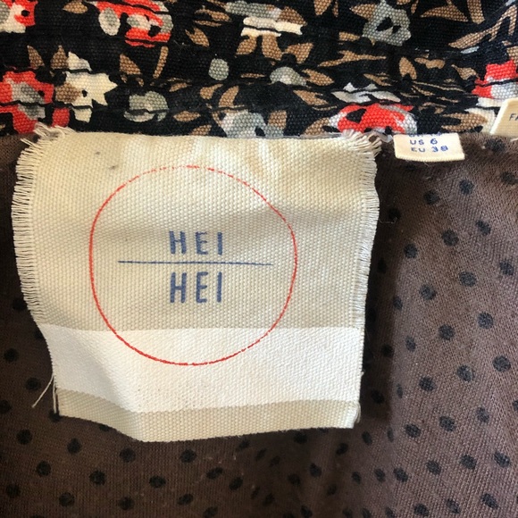 NWOT Anthropologie Hei Hei Floral Moto Jacket - Picture 7 of 7